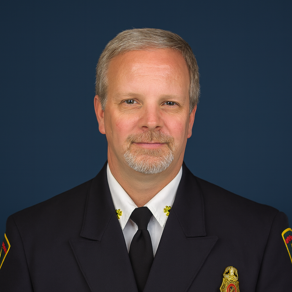 Vernon Township Fire Chief Daniel Bannister.